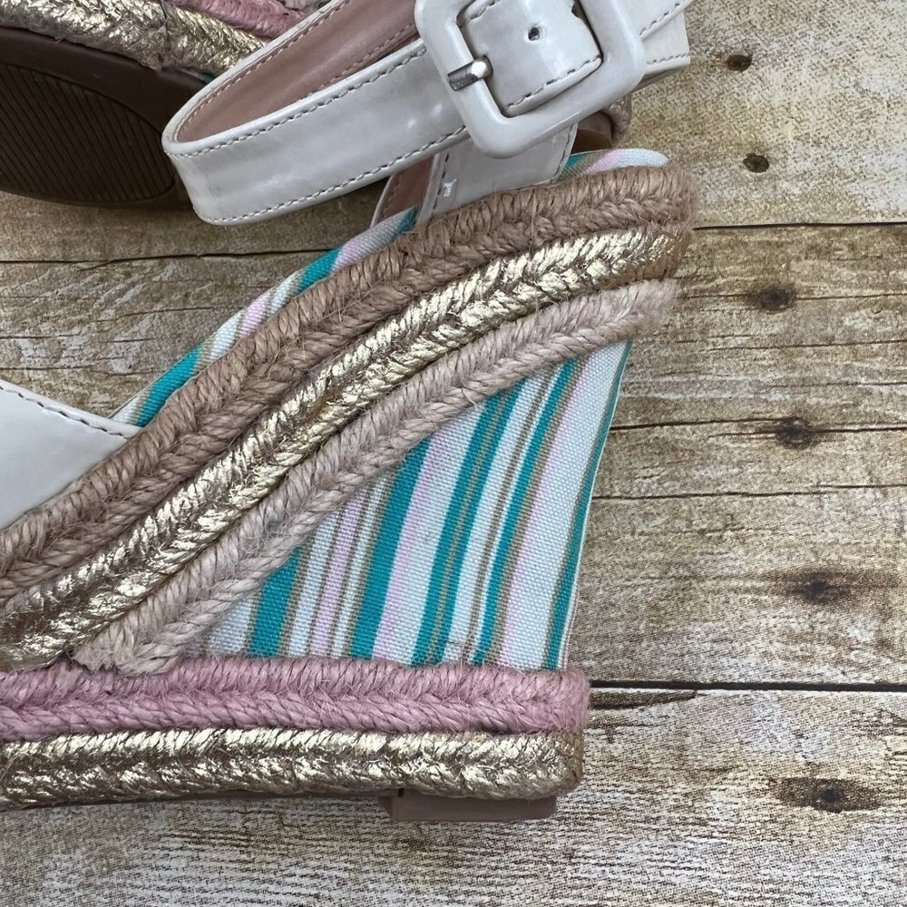 Venus Wedge Ankle Strap Sandals Size 8 M - Picture 3 of 6